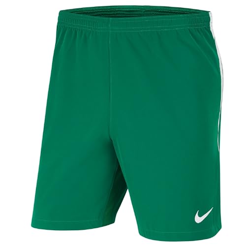 NIKE Mens Shorts M Nk DF Vnm Short III Wvn, Pine Green/White/White, CW3855-302, L