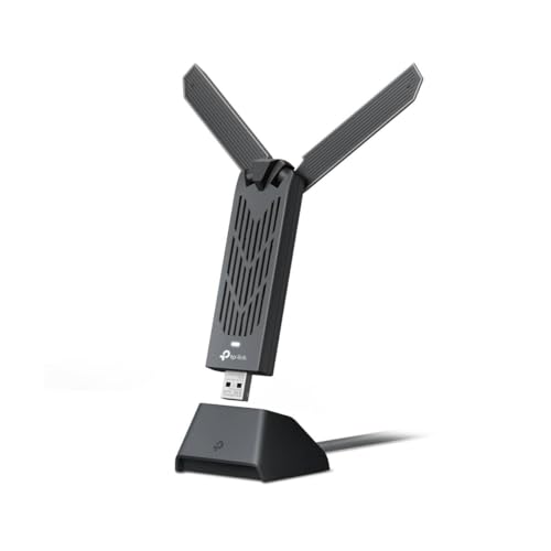 Image of TP-Link Archer TBE400UH Wi-Fi 7 WLAN Stick for PC, BE6500 Tri-Band USB WLAN Adapter with High Performance Antenna, MU-MIMO, WPA3, USB 3.0, Only Compatible with Windows 10 /11