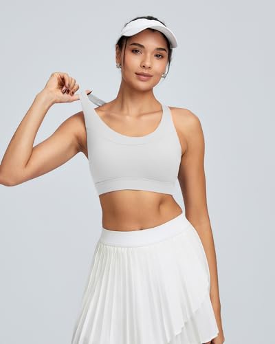 Image of RUNNING GIRL High Impact Sports Bra for Women,Criss-Cross Back Top with Moulded Cups Womens Sports Bra High Support