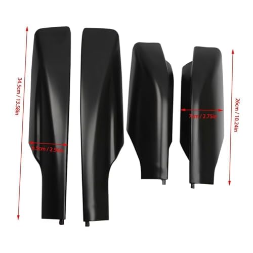 4 Embouts de Barres de Toit pour RAV4 XA30 2006-2012 Noirs - 6