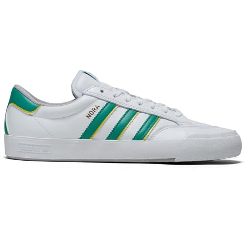 Adidas Nora Shoes - FTWR White/Court Green/Yellow - 11.0