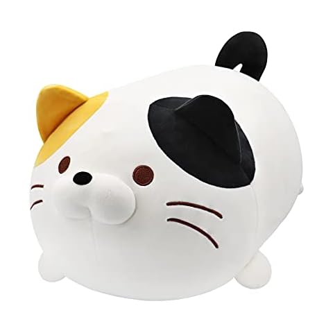 Almohada de Peluche Fortuning's JDS Gato Gatito Suave 19,6 pulgadas Cover
