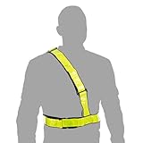 Oxford Reflective Motorcycle Vest Bicycle Harness Bright Belt L/XL RE466L | Reflektierende Motorradweste Fahrradgeschirr, Neongelb