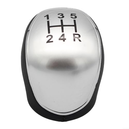 EXTRWORY Pommeau de levier de vitesse manuel à 5/6 vitesses, pour Ford en cuir de rechange pour C-Max Focus Mk2 Mk3 pour Galaxy Kuga 2007-2021 - Remplacement...