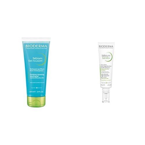 Bioderma Sebium Purifying Cleansing köpüren Gel 100 ml + Sebium Kerato+ Sivilce ve Akne Lekesi Karşıtı AHA, BHA ve Salisilik Asit İçeren, Cildi Kurutmadan Nemlendiren Bakım Kremi 30 Ml
