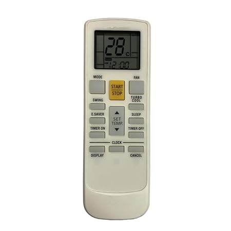 5 Year Warranty AC Remote for Croma Split/Window Remote H325(Please Match Picture with Old Remote)-image-30