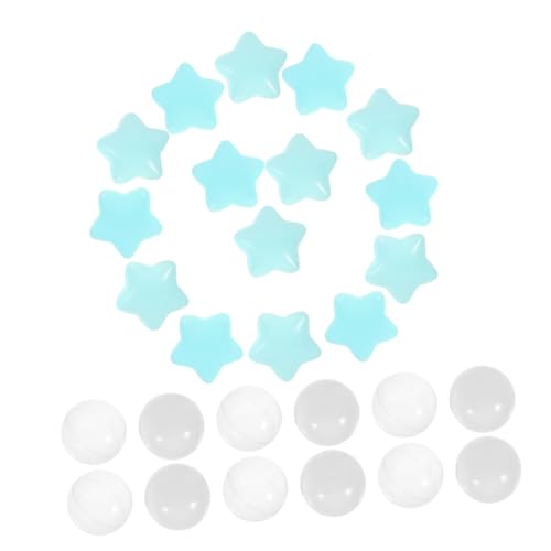 CORHAD 100pcs Ocean Balls Plastic Star Shaped Balls Trampoline Rooms and Parties Crush Resistant Party Game Props