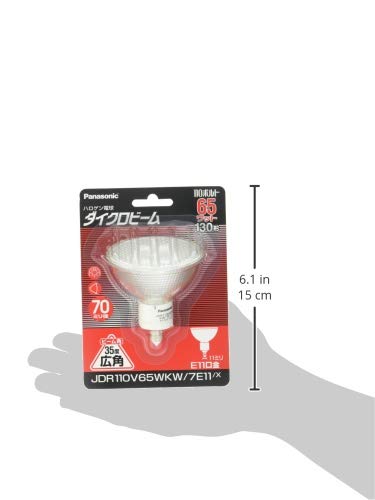 Amazon | パナソニック ハロゲンランプ ダイクロビーム 110V 65W形 E11