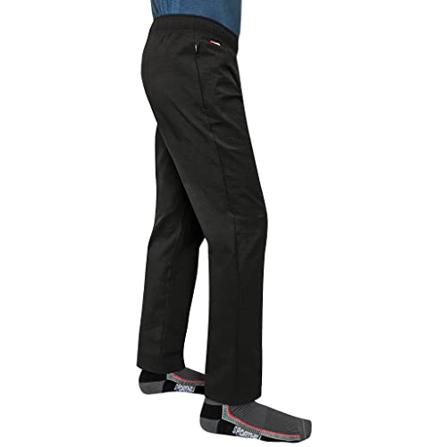 Men's 3SP Terrain II Straight-Leg Mid-Rise Jeans-Like Fit Warm Run Pants with Drawcord | Flatlocked Inseam