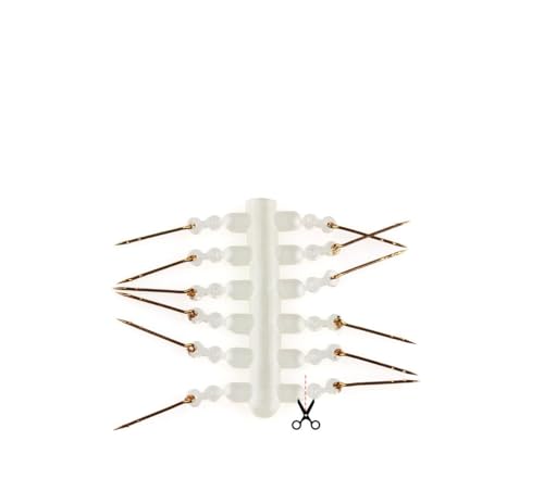 Set de 36 picos para carnada de pesca, varios tamaños miniatura 7
