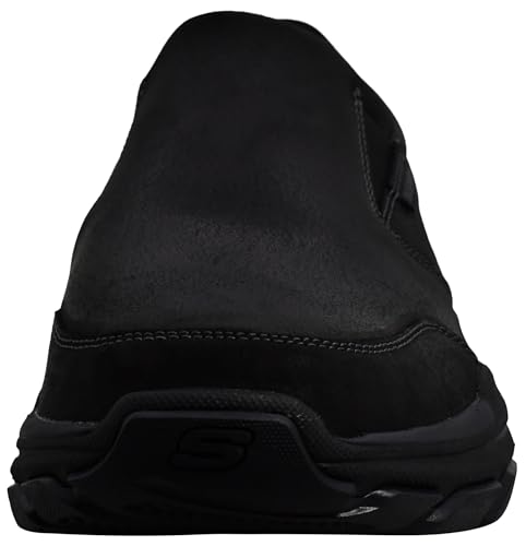 Mens Slip on Leather Shoes by Skechers