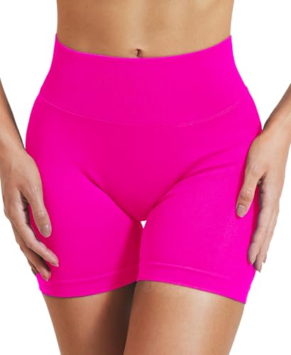 Image of VOYJOY Women Workout Impact Shorts 2.5 inch / 3.6 inch / 4.5 inch / 6 inch Scrunch Butt Booty | Tummy Control, High Waisted, Bike Short, Gentle Compression, for Women