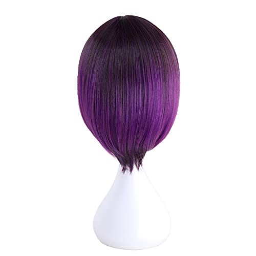 Vista 5 de Peluca para anime Miss Kobayashis Dragon Maid Cosplay Pelucas Elma Cosplay Peluca de pelo sintético resistente al calor, Halloween Party Maid Dragon