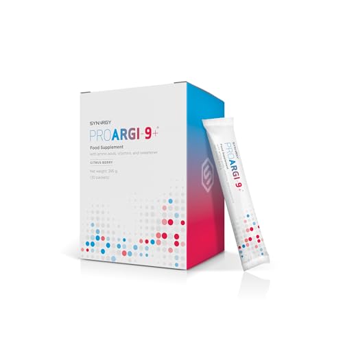 Synergy Worldwide ProArgi 9+ 30 porciones | Suplemento de 5000mg de L-arginina y 200mg de L-Citrulina con Vitaminas C, D3, K, B6 y B12 | Mejora la salud cardiovascular y circulatoria | 295 g