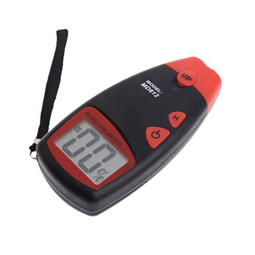 Wood Meter Wood Humidity Tester Hygrometer Damp Detector Tree Density Digital LCD 2-pin Humidity Tester
