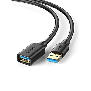 UGREEN USB 3.0 Verlengkabel 5Gbps Datakabel USB 3.0 A Male naar A Female Datakabel. (1M)