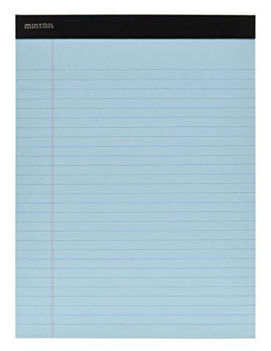 Mintra Office Legal Pads - 50 Sheets per Notepad - Micro perforated Writing Pad/Notebook Paper for School, College, Office, Work (Basic 6pk - (Pastel Set 2), 8.5in x 11in (Wide Ruled)) - Thumbnail 6