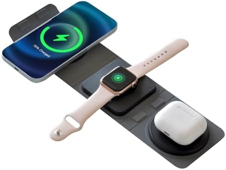 Charging Station for Apple A number of Units – 3 in 1 Foldable Magnetic… Charging Station for Apple A number of Units – 3 in 1 Foldable Magnetic…