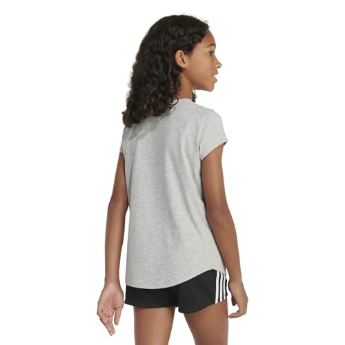 Image of adidas Girls' Short Sleeve Scoop Neck Tee T-Shirt