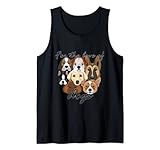 hunde gratisproben leichtes, klassisch geschnittenes Tank Top, doppelt genähte Ärmel und Saumabschluss