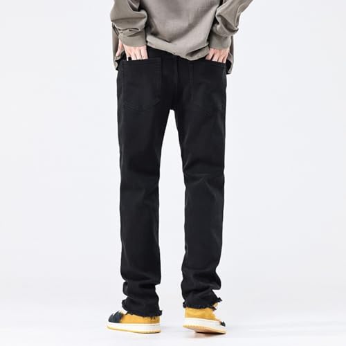 Jeans Pants Trousers Denim Spring and Autumn High Street Men's Elastic Loose Classic Casual Versatile Long4