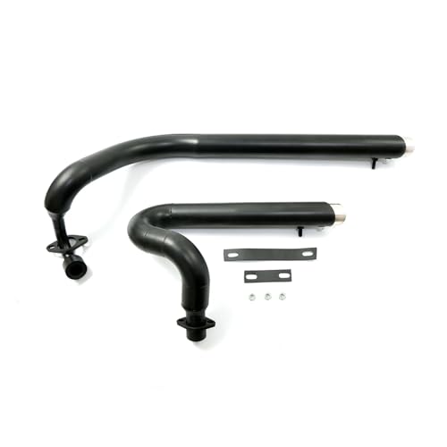Silencieux échappement noir pour Yamaha V-Star 650 et Dragstar toutes années