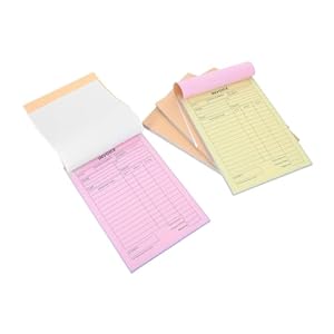 WEKAMOS 5-teiliges Rechnungs- und Quittungsbuch