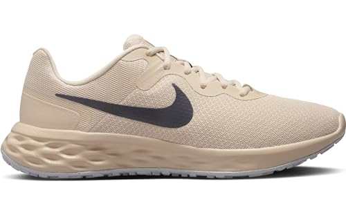 Image of Nike Revolution 6 NN-Oatmeal /Gridiron-Oxygen PURPLE-DC3728-101-13UK