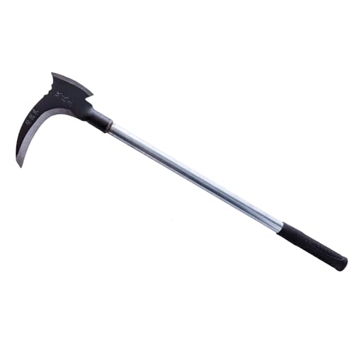 Ljxquisite Allgemeine Manganstahl Sichelmäher Sichel Metall Sichel langlebiges Schneidwerkzeug Haushalt landwirtschaftliche Werkzeuge Multifunktionale Doppelsense für Gartengeräte (D)