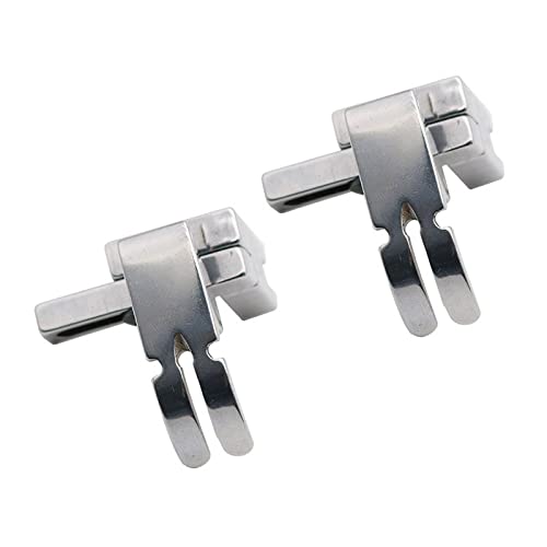 2PCS Universal Presser Foot Multifuncional Ajustable miniatura 4