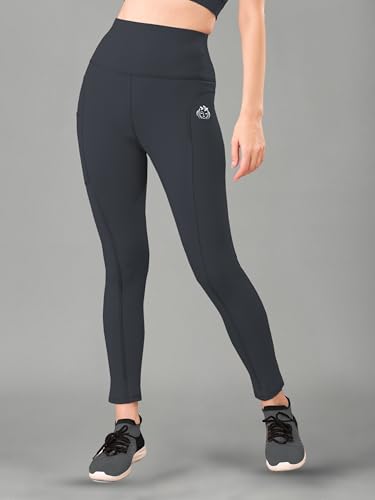 Image of Women High Rise Gym Wear Tights Stretchable Yoga Pants Fitness Leggings Gym Pants Multipurpose Slim Fit Track Pant Workout Active Wear Lower