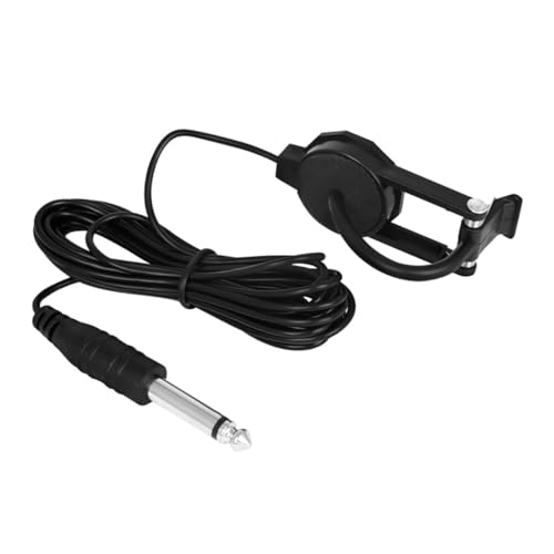 Mikinona 小提琴クリップオン拾音器 免開孔粘着パッチ設計 バイオリン音孔