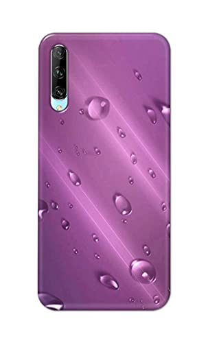 Image of PRINTFIDAA Water Bubbles in Lilac Background Printed Designer Hard Back Case Cover for Huawei Y9S (2019) -(WY) MVN1005