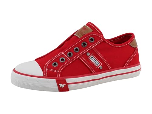 MUSTANG Sneaker Femme 26M0242008, Pointure:37 EU, La Couleur:Rouge