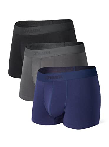 Separatec Boxer anti-frottement homme double poche 3 pack