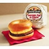 Jimmy Dean Sausage, Egg and Cheese Bagel, 5.2 Ounce -- 12 per case.