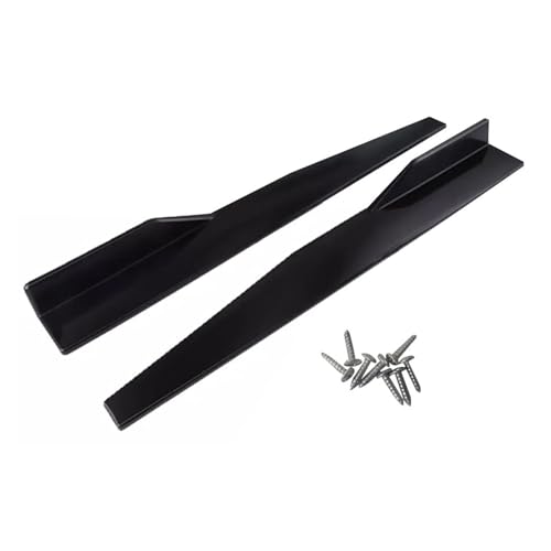 Faldones laterales de coche para evitar arañazos con aleron divisor negro de 74,5 cm