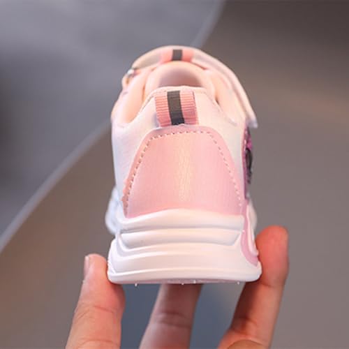 Betadog Girls Glitter Sneakers Lightweight Kids Tennis Shoes Kids Athletic Shoes Youth Girls Slip-On Athletic Sneakers (Pink-2, 12)3