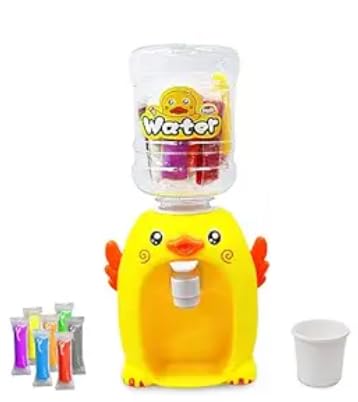S.S.M India Kidzz Mini Water Dispenser for Children Mini Drinking Fountain Pumps Water Juice Milk Drinking Fountain clay toy with Multicolored Clay Art Simulation Cartoon Kitchen Toy (200g) (B09YH9S19R) Amazon Price History, Amazon Price Tracker
