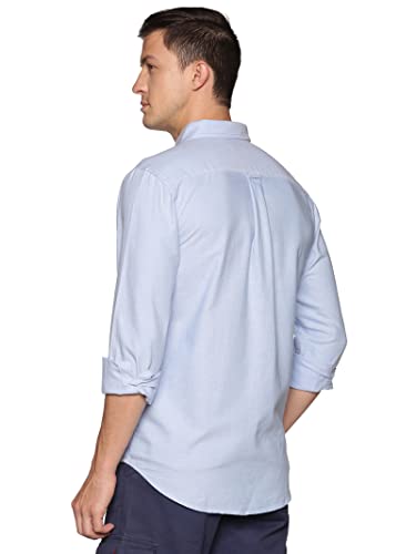 U.S. ELK Men's Button-Down Slim Fit, Casual Shirts for Men | Long Sleeve | Oxford Cotton