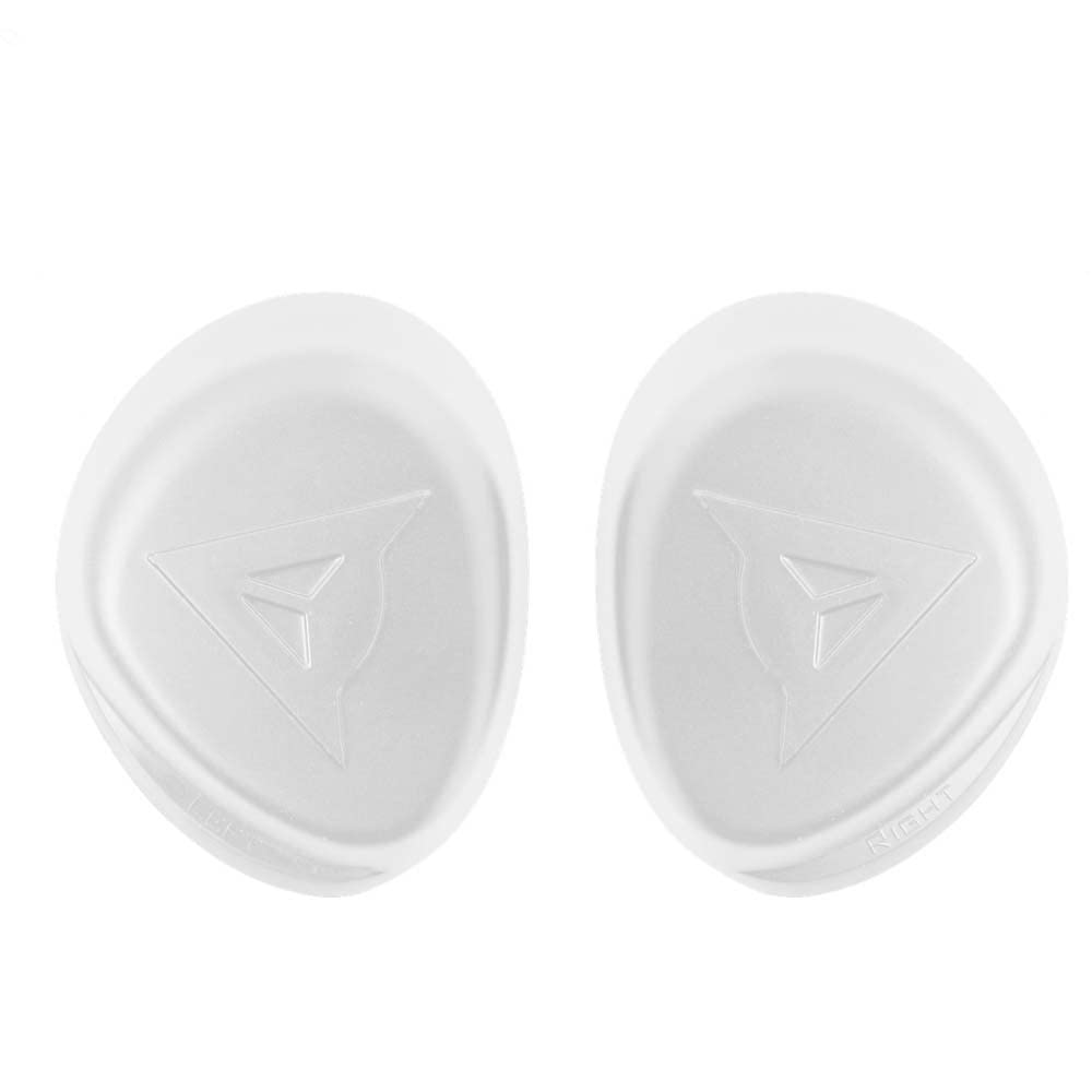 Dainese Pista Elbow Slider, Motorbike Elbow Protection, White, N
