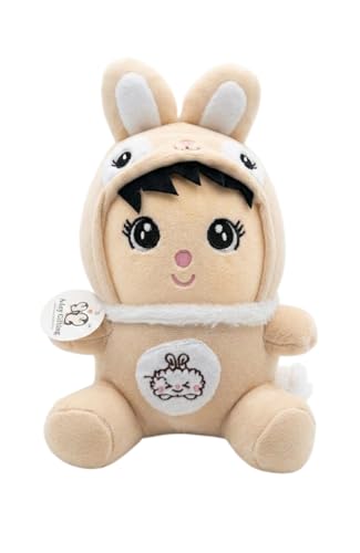Image of Cute Baby Girl Soft Toy 30 cm (Beige) | Adorable Plush Doll for Kids & Toddlers | Huggable Stuffed Toy for Birthday Gift, Nursery Decor & Bedtime Comfort