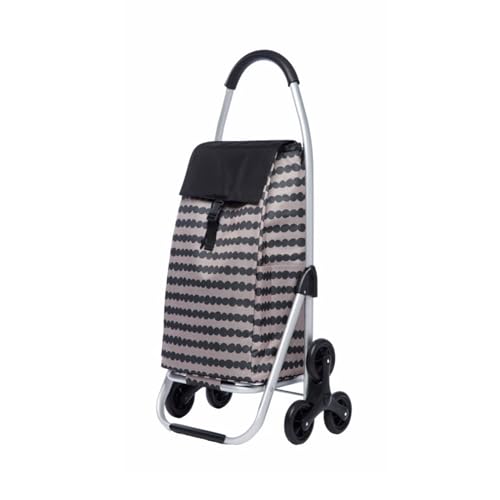 Carrito de compras plegable portátil con ruedas miniatura 1