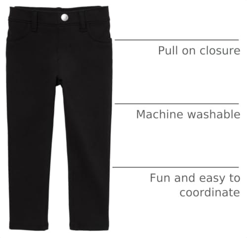 Image of The Children's Place Baby Girls' And Toddler Ponte Knit Pull on Jeggings