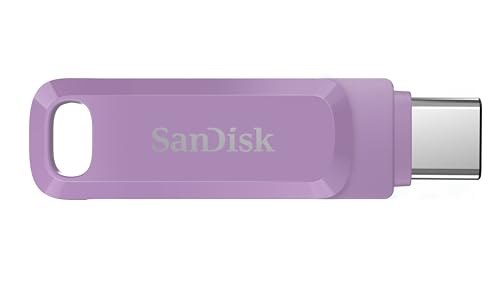 Image of SanDisk Ultra Dual Drive Go USB Type- C, Lavender, India, 400MB /s 256GB, Mobile Pendrive