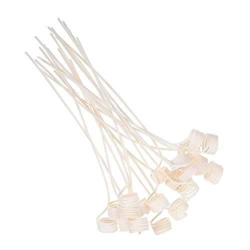 GOOHOCHY 20pcs Spiral Shaped Aroma Diffuser Sticks Essential Oil Volatile Rods for Room Fragrance