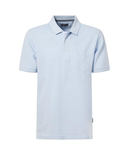 Pierre Cardin KN Polo à manches longues pour homme - Coupe moderne, Ice Water 2114 6033, M
