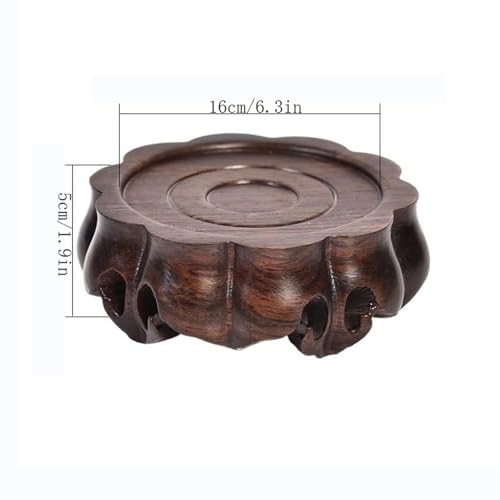 Mesa de exhibición de bonsáis en madera para juegos de té y decoración 3