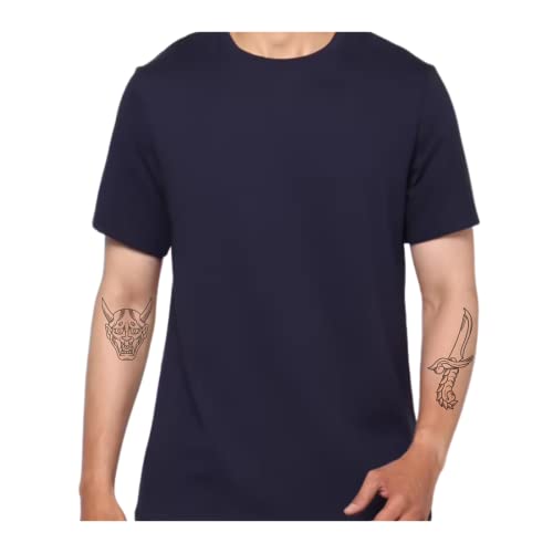 Image of Titox Regular Fit Pure Cotton Round Neck T-Shirt for Men & Women
