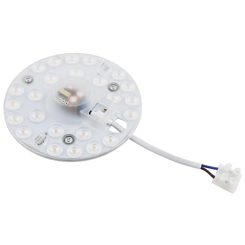 McShine LED Modul Umrüstsatz für Deckenleuchten und Wandleuchten | Magnethalterung, Ø12,5cm, 12W, 1.200 lm, 3000K
